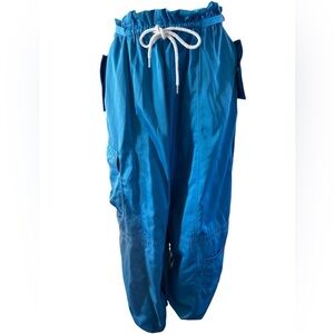 Forever 21 Cargo Pants for Women Baggy Parachute Pants with Pockets